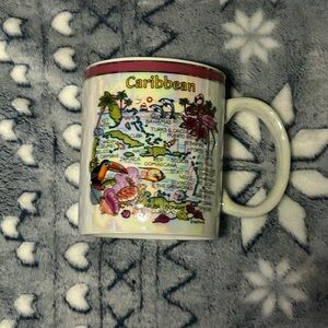 Source Unknown Caribbean Map Mug - Multicolor
